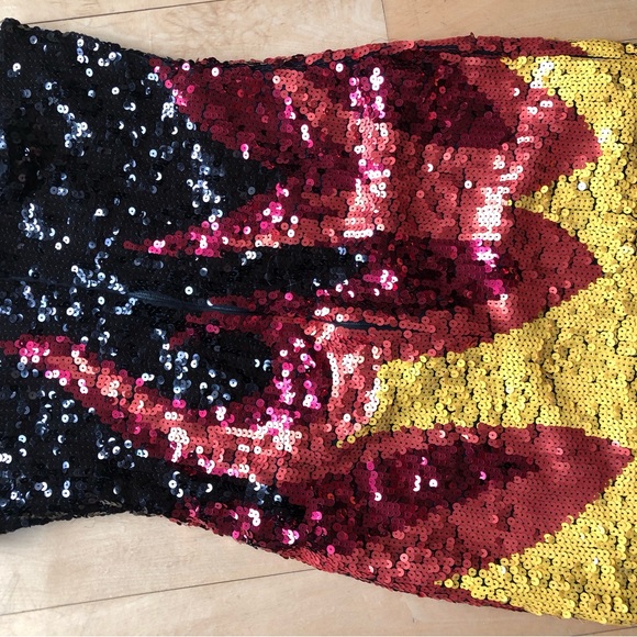 Multicolor Sequin Dress size 10 - Picture 3 of 8